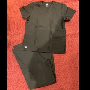 Gray Medical Scrubs